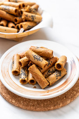 Thai crispy coconut roll