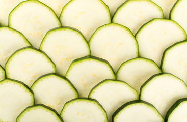 Chopped Zucchini Background