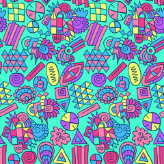Doodle zentangle pattern abstract elements background light