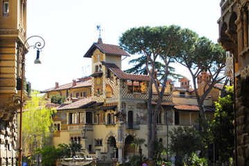 Obraz premium COPPEDE', ROMA, ROME, QUARTIERE COPPEDE, Liberty, Italy, Europe