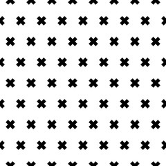 Cross seamless patten background for design, vector illustration.