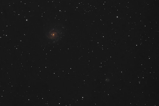 The Pinwheel Galaxy in the constellation Ursa Major as seen from Mannheim in Germany.