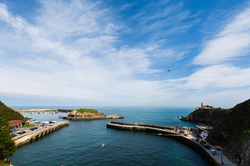 Fototapeta premium View of Cudillero, fishing village in Asturias, Spain