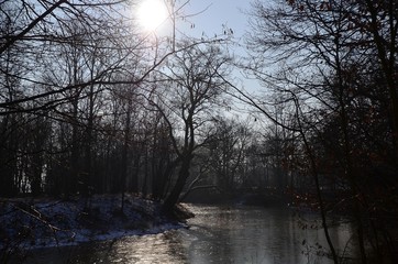 zimowa rzeka