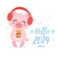 2019 New year greeting card