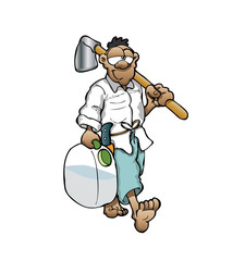 farmer. Developing country