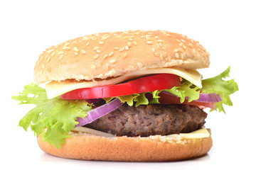 Fresh hamburger