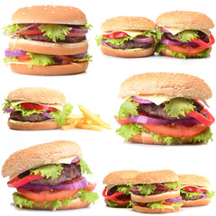 Fresh hamburger