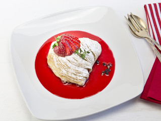 Italian puff pastry sfogliatella