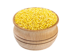 Millet isolated on white background