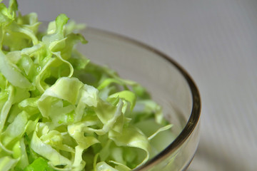 春キャベツの千切り