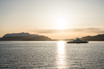 West coast ferry in Norway