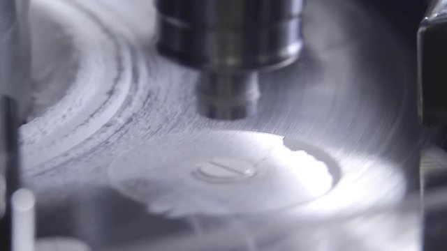 The work of the conveyor for the production of tablets at the modern pharmacological enterprise.