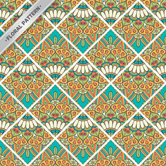 Fototapeta premium Seamless pattern tile