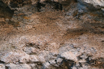 Natural old stone background - Mars surface