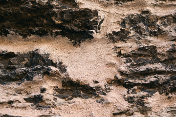 Natural old stone background - Mars surface
