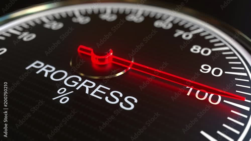 Poster progress indicator conceptual animation