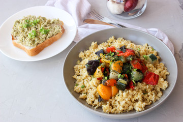 Groats of processed wheat Bulgur