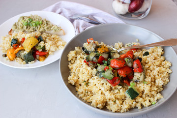 Groats of processed wheat Bulgur