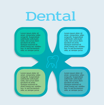 dentistry infographics pattern flyer design element02
