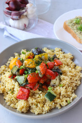 Groats of processed wheat Bulgur