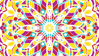 Abstract background of a mandala