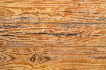 Old Weathered Rotten Cracked Knotted Varnished Pinewood Planks Flaky Grunge Texture Detail