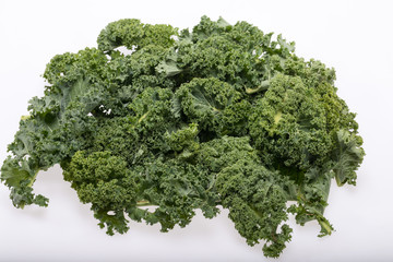 A healthy fresh curly kale