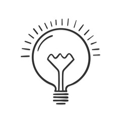 Hand Drawn Lightbulb