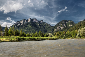 Trzy Korony (Three Crowns) in Pieniny Mountains, Poland