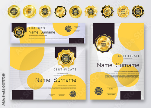 qualification certificate of appreciation design luxury vip modern certificate of appreciation design