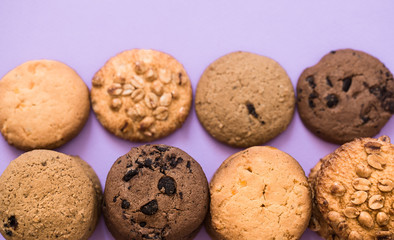 different kinds of homemade cookies