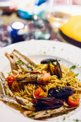 Seafood pasta