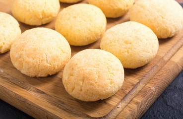 Homemade brazilian cheese buns