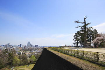 Panoramic view of Sendai City