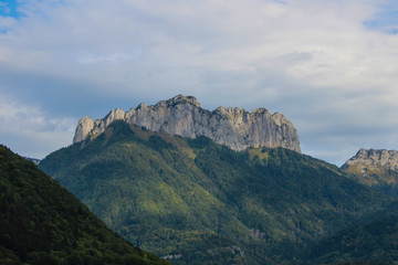 Fototapeta na wymiar Annecy lake and mountains
