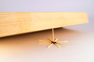 Products from the same tree, but completely different in appearance and purpose.