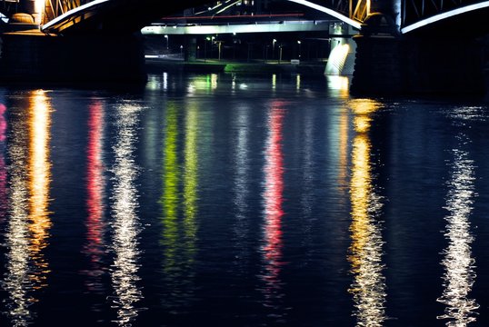 River at night - amazing colors