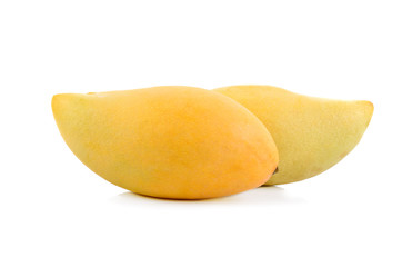 mango on white background