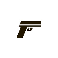 gun icon. sign design