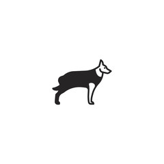 dog icon. sign design