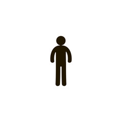 man icon. sign design