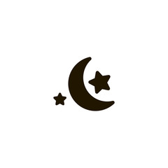 moon icon. sign design