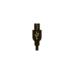 usb cable icon. sign design