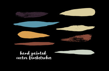 Graffiti Lines. Hand Painted Blue Buttons, Turquoise Highlights. Vector Brushstrokes or Banners. Textured Doodles or Smears. Background Turquoise Swatch Collection Vintage Logo Element. Scribble Paint