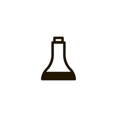 erlenmeyer flask icon. sign design