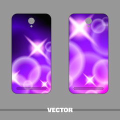 Phone Cover Purple Cosmos