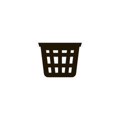 clothes basket icon. sign design