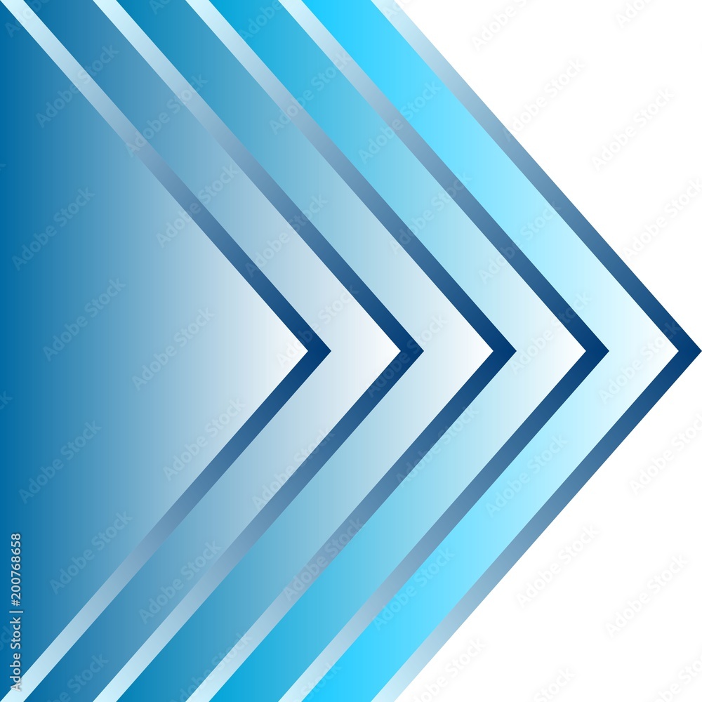 Poster abstract blue pattern on which the arrow points right or next. modern futuristic background vector i