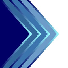 Abstract blue pattern on which the arrow points right or next. Modern futuristic background vector illustration.